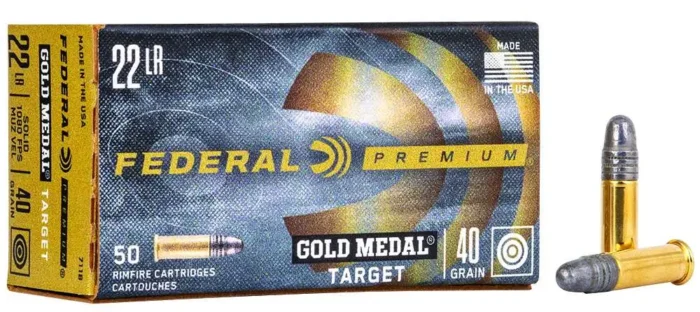 FEDERAL GM TARGET 22LR 40GR SOLID