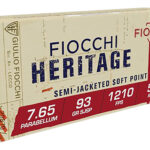 Fiocchi 765B Heritage 7.65x21mmParabellum 93gr Semi Jacketed Soft Point 50 Per Box/20 Case 1 34157