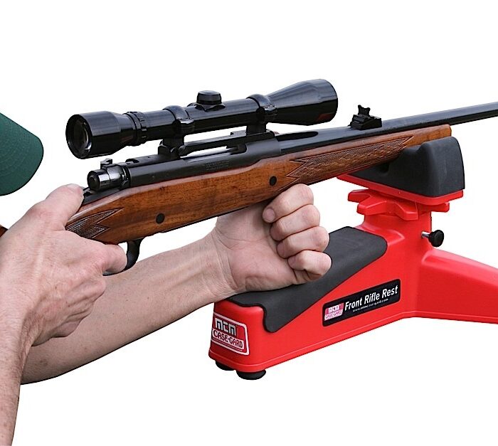 MTM Case-Gard FRR30 Front Rifle Rest  Red Polymer
