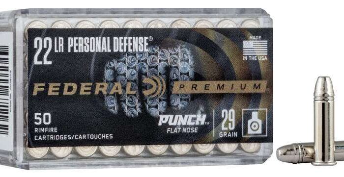 FEDERAL 22 LR PUNCH 29GR FN "PERSONAL DEFENSE" 50 RD/BX 100 BX/CS