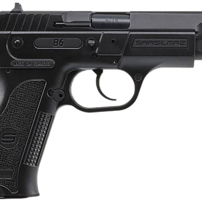 SAR USA B69BL B6  9mm Luger 19+1 4.50" Black Steel Barrel, Black Serrated Steel Slide, Black Polymer Frame w/Beavertail, Black Polymer Grip, Manual Thumb Safety, Right Hand