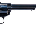Heritage Mfg RR22MB9AS Rough Rider 22 LR/22 WMR 6 Shot, 9" Black Steel Barrel, Black Zinc Alloy Frame, Black Cylinder Cocobolo Grip, Hammer/Thumb Safety, Exposed Hammer 2 87934