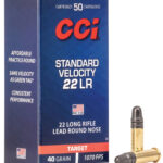 CCI 0035 Standard Velocity 22LR 40gr Lead Round Nose 50 Per Box/100 Case 2 89892
