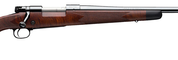 Winchester Repeating Arms 535203230 Model 70 Super Grade 7mm Rem Mag Caliber with 3+1 Capacity, 26" Barrel, High Polished Blued Metal Finish & Satin Fancy Walnut Stock Right Hand (Full Size)