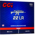CCI 956 AR Tactical 22LR 40gr Copper Plated Round Nose 300 Per Box/10 Case 1 91976