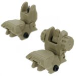 Tacfire AR-15 45 Same Plane/Low Profile Pop Up Sights Tan 1 https3A2F2Fmedia.chattanoogashooting.com2Fimages2Fproduct2FEFIS008T2FEFIS008T1