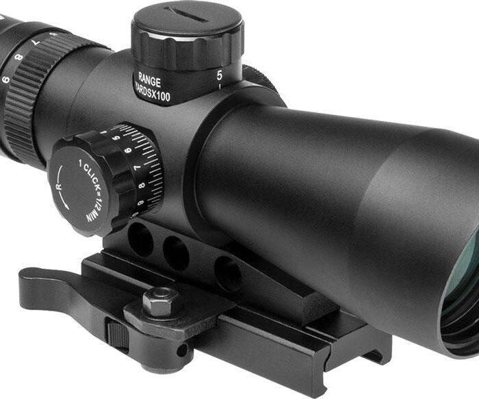 NcStar Mark III Tactical Gen II 3-9x42mm P4 Sniper Rifle Scope - Black Anodized