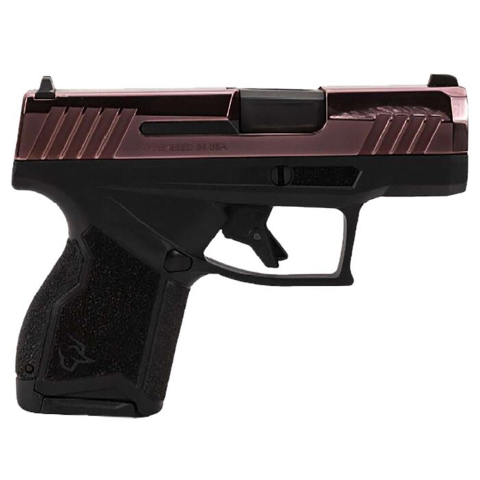 Taurus GX4 Handgun 9mm Luger 10rd Magazines (2) 3" Barrel Rose Gold Slide and Black