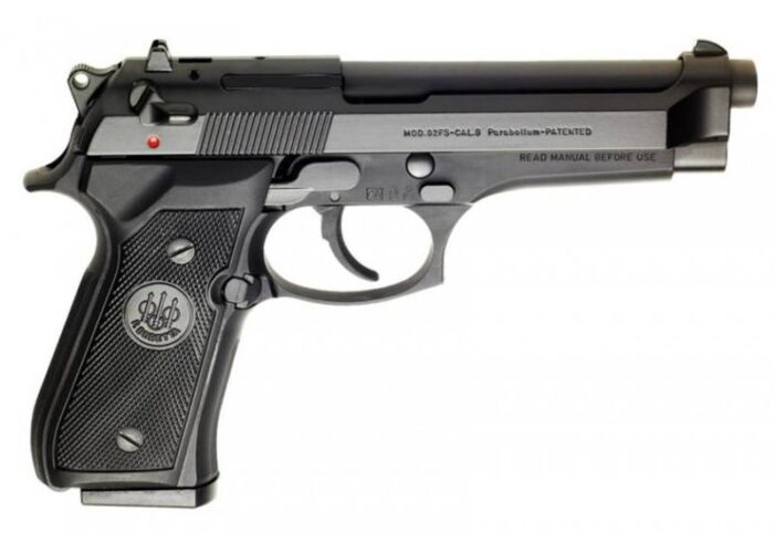 BERETTA 92FS 9MM PISTOL BLACK/BRUNITION 3-15RD MAGAZINES