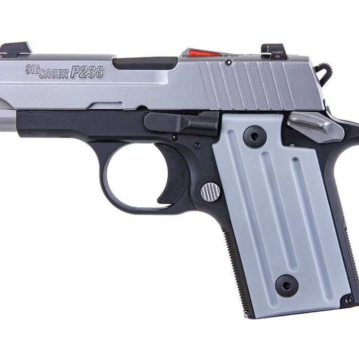 SIG SAUER P238 380ACP PSTL 2 TONE BLK/STS 1-6RD MAG CA COMPLIANT