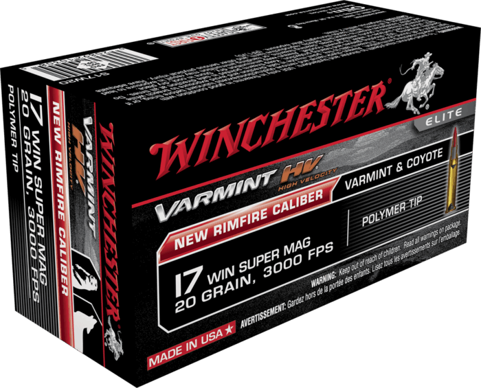 WINCHESTER VARMINT HV 17WSM 20GR PT 50RD BX 500RD CASE