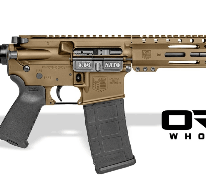DIAMONDBACK DB15 5.56 10" PSTL BRNT/BRZ  W/SBA3 BRACE 30RD MAG ORION EXCLUSIVE