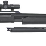 Mossberg 54047 500 Field/Deer Pump 20 Gauge 5+1 3" 26" Vent Rib/24" Slugster Barrels, Matte Blued Metal Finish, Synthetic Dual Comb Stock, Includes Accu-Set Chokes & Dead Ringer 2.5x20mm Scope 2 109191