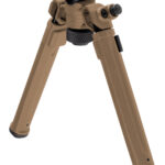 Magpul MAG933-FDE Bipod M-LOK Attachment, Flat Dark Earth Mil-Spec Anodized Aluminum, 6.80-10.30" Vertical Adjustment, Rubber Feet for AR-Platform 1 114354