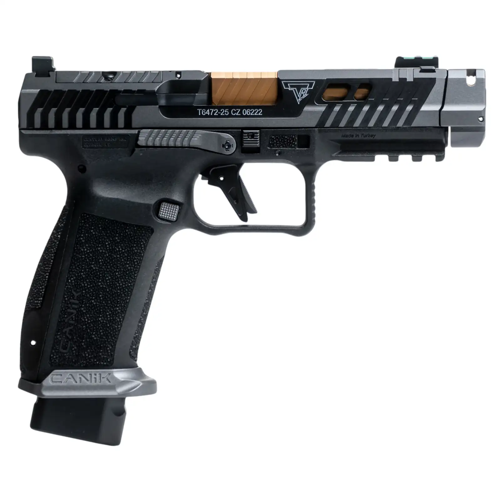 CENTURY CANIK TTI COMBAT SMOKE 9MM PISTOL 4.6" 2-18RD 3 CENTURY CANIK TTI COMBAT SMOKE 9MM PISTOL 4.6" 2-18RD