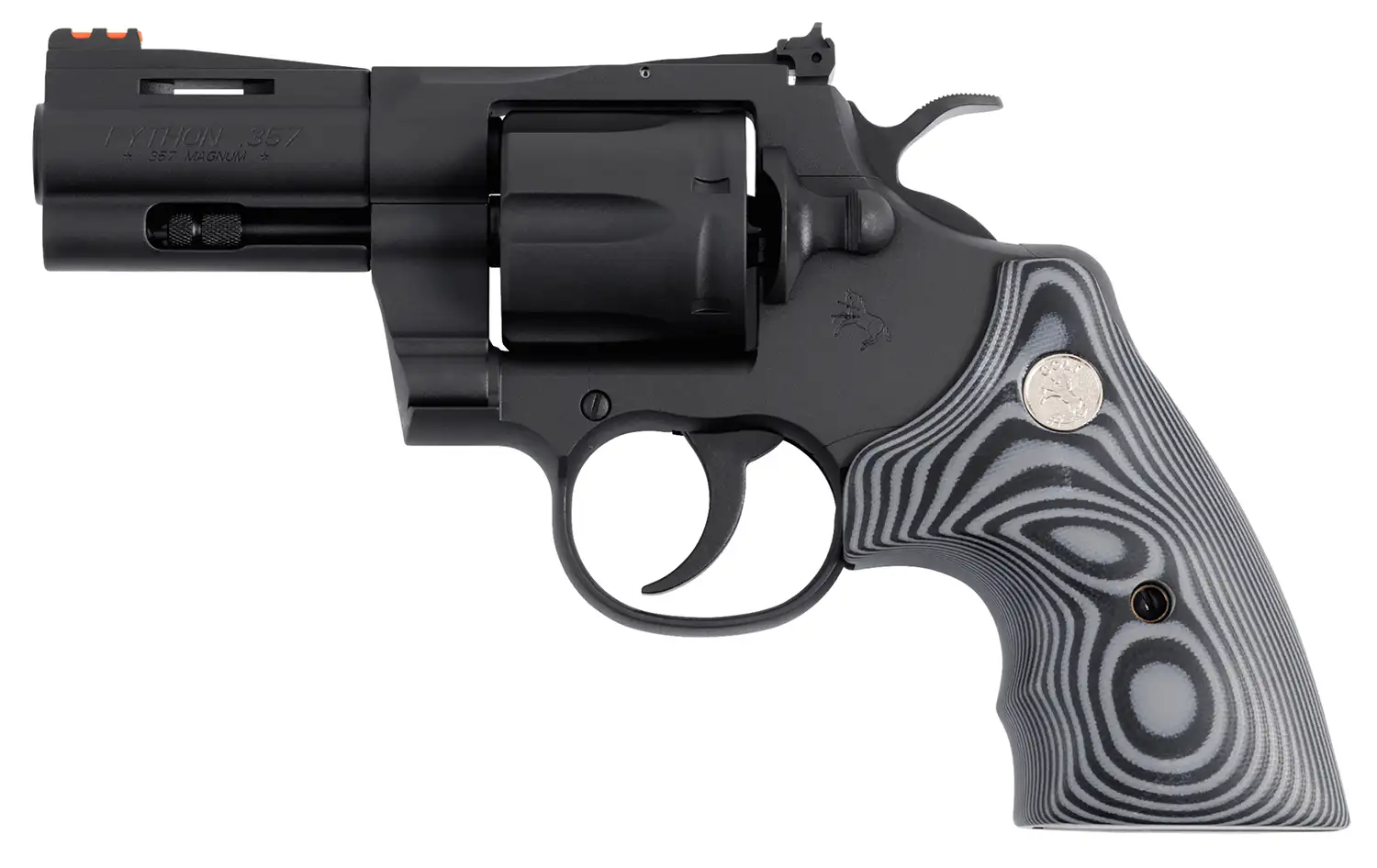 COLT PYTHON MATTE BLUED REVOLVER 357 MAG 3" 6 RD 3 COLT PYTHON MATTE BLUED REVOLVER 357 MAG 3" 6 RD