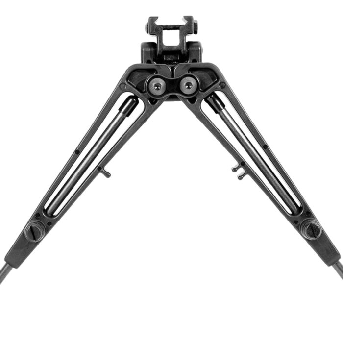Limbsaver 12650 True-Track Bipod made of Durable Isoplast with Black Finish, Picatinny Rail Attachment, 7-11" Vertical Adjustment, Rubber Feet & Leg-Lock System
