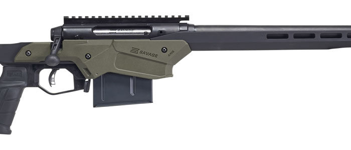Savage Arms 57549 Axis II Precision 223 Rem 10+1 22", Matte Black Rec/Barrel OD Green Adjustable MDT Aluminum Chassis Stock Black Polymer Grip Right Hand