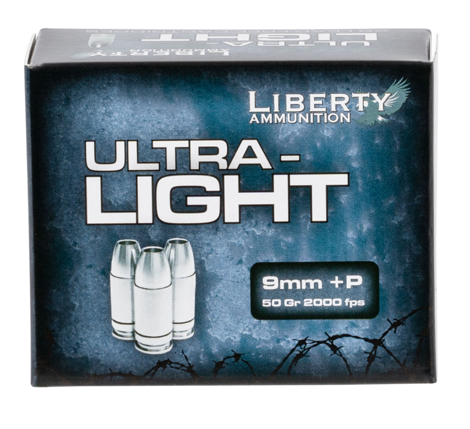 Liberty Ammunition LAUL9052 Ultra-Light 9mmLuger+P 50gr Lead Free Fragmenting Hollow Point 20 Per Box/10 Case 3 Liberty Ammunition LAUL9052 Ultra-Light 9mmLuger+P 50gr Lead Free Fragmenting Hollow Point 20 Per Box/10 Case