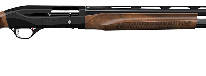Retay USA GORPLBLK28 Gordion Upland Inertia Plus 12 Gauge with 28" Deep Bore Drilled Barrel, 3" Chamber, 4+1 Capacity, Polished Jet Black Metal Finish & Turkish Walnut Stock Right Hand (Full Size)