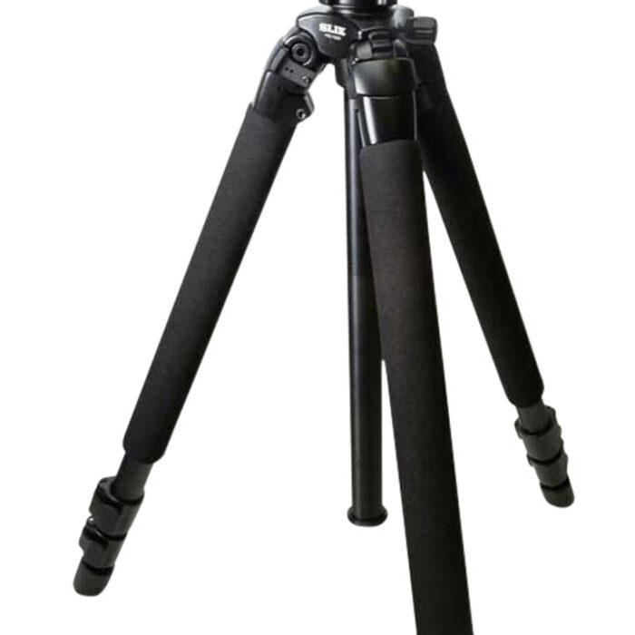 KOPF Jager KJ85003K Folding Tripod K700 Tripod made of Aluminum with Black Finish, Adjustable Reaper Rail, 3-Level Leg Extension, 21-87 Degree Pan & Tilt