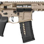 Radian Weapons R0504 Model 1 Pistol 300 Blackout 30+1 9", FDE Billet Rec/M-Lok Handguard, Smooth Buffer Tube (No Brace), Magpul Grip, Ambi Controls, Dead Air QD Flash Hider, Adj. Trigger 2 126444