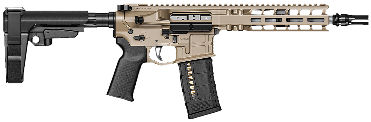 Radian Weapons R0504 Model 1 Pistol 300 Blackout 30+1 9", FDE Billet Rec/M-Lok Handguard, Smooth Buffer Tube (No Brace), Magpul Grip, Ambi Controls, Dead Air QD Flash Hider, Adj. Trigger 3 Radian Weapons R0504 Model 1 Pistol 300 Blackout 30+1 9", FDE Billet Rec/M-Lok Handguard, Smooth Buffer Tube (No Brace), Magpul Grip, Ambi Controls, Dead Air QD Flash Hider, Adj. Trigger