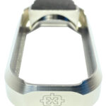 Cross Armory CRGFMWSV Flared Magwell Compatible w/Glock Gen1-3 Silver Anodized Aluminum 1 131259