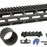 Midwest Industries MICR30815 Combat Handguard AR-308/LR-308 Black Hardcoat Anodized 15" 6061-T6 Aluminum 2 133749
