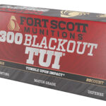 Fort Scott Munitions 300115SCV Tumble Upon Impact (TUI) 300Blackout 115gr Solid Copper Spun 20 Per Box/25 Case 2 133850