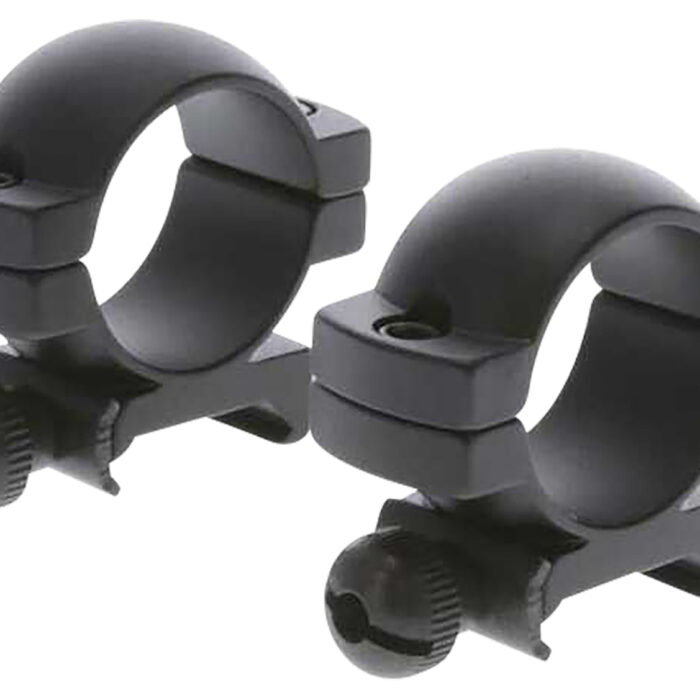 TruGlo TGTG8960B1 Lightweight Scope Rings  Matte Black 1" Medium