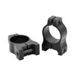 Warne V401M Scope Rings Vapor Matte Black 1" Medium 0 MOA 1 139484