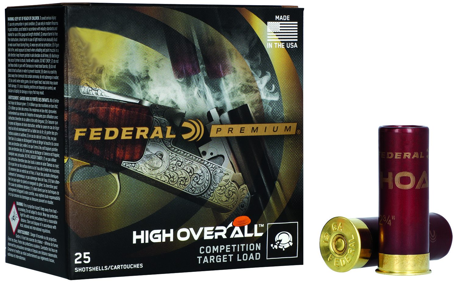 Federal HOA41085 Premium High Over All 410Gauge 2.50" 1/2oz 8.5Shot 25 Per Box/10 Case 3 Federal HOA41085 Premium High Over All 410Gauge 2.50" 1/2oz 8.5Shot 25 Per Box/10 Case