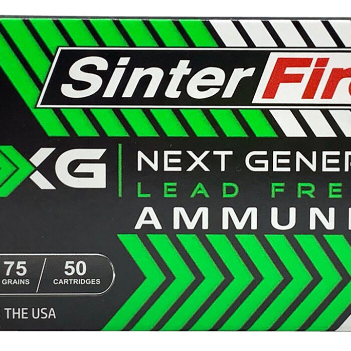 SinterFire Inc SF38075NXG Next Generation (NXG)  380ACP 75gr Lead Free Ball 50 Per Box/20 Case