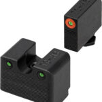 TruGlo TGTG231G3MC Tritium Pro Black | Green Tritium Orange Outline Front Sight Green Tritium Rear Sight 2 145457