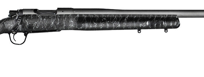 Christensen Arms 8010201100 Mesa Long Range 6.5 PRC 4+1 26" Threaded Barrel, Tungsten Gray Cerakote, Black with Gray Webbing Stock