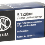 FN 10700013 High Performance 5.7x28mm 27gr Lead Free Hollow Point 50 Per Box/40 Case 1 147232