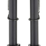 Harris Bipods S-25CP Swivel 25C Picatinny, 13.50-27", Black Steel/Aluminum, Rubber Feet 1 147923