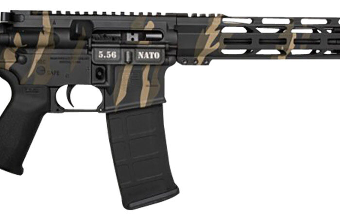 Diamondback DB1717K171 DB15  5.56x45mm NATO 30+1 16", Tiger Stripe Camo Rec, Black Magpul Carbine Stock & Grip