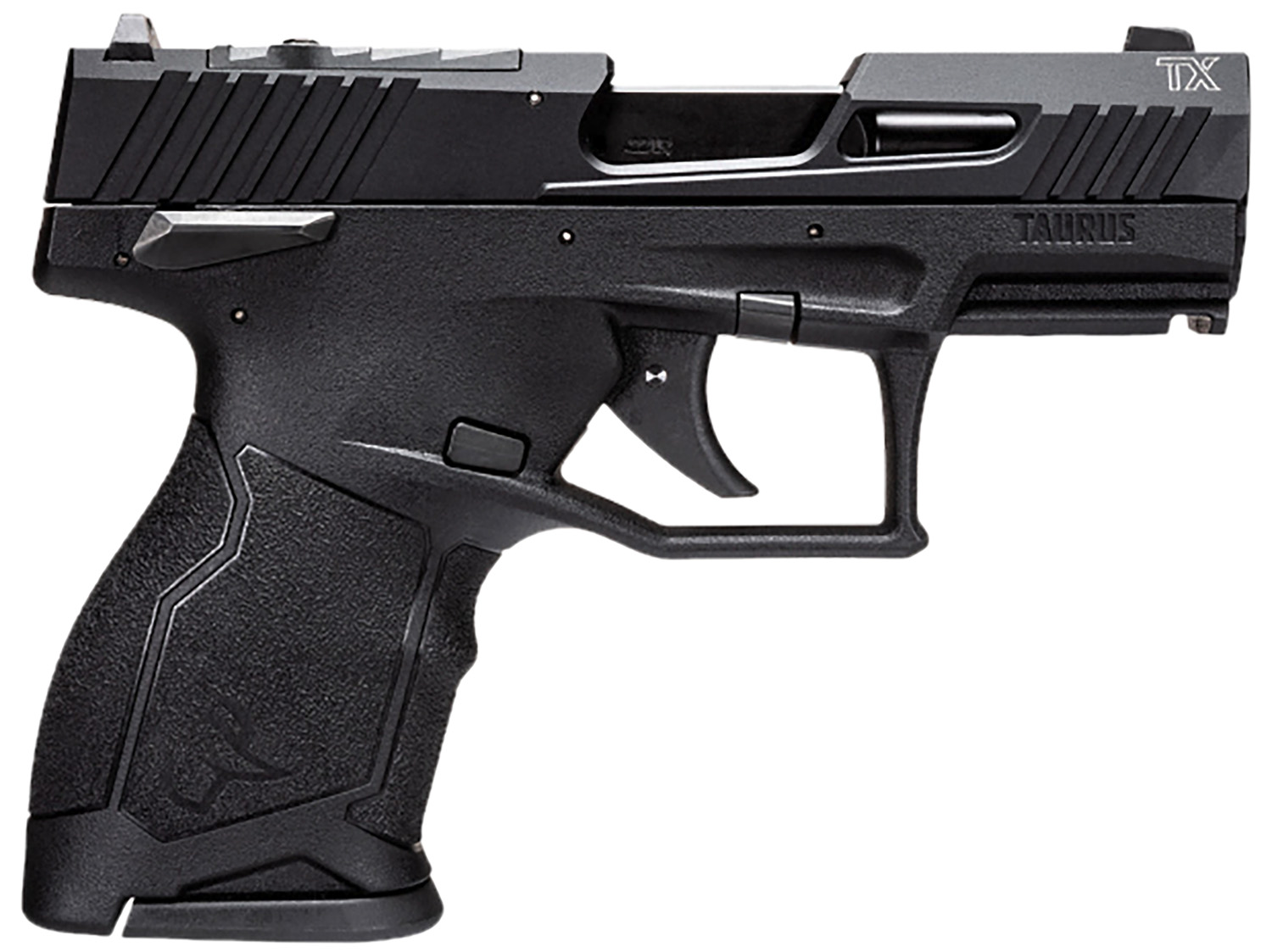 Taurus 1TX2213110 TX22C Compact 22 LR 10+1 3.60" Matte Black Steel Barrel, Black Hard Coat Anodized Serrated Aluminum Slide, Black Polymer Frame w/Picatinny Rail Black Polymer Grips 3 Taurus 1TX2213110 TX22C  Compact 22 LR 10+1 3.60" Matte Black Steel Barrel, Black Hard Coat Anodized Serrated Aluminum Slide, Black Polymer Frame w/Picatinny Rail Black Polymer Grips