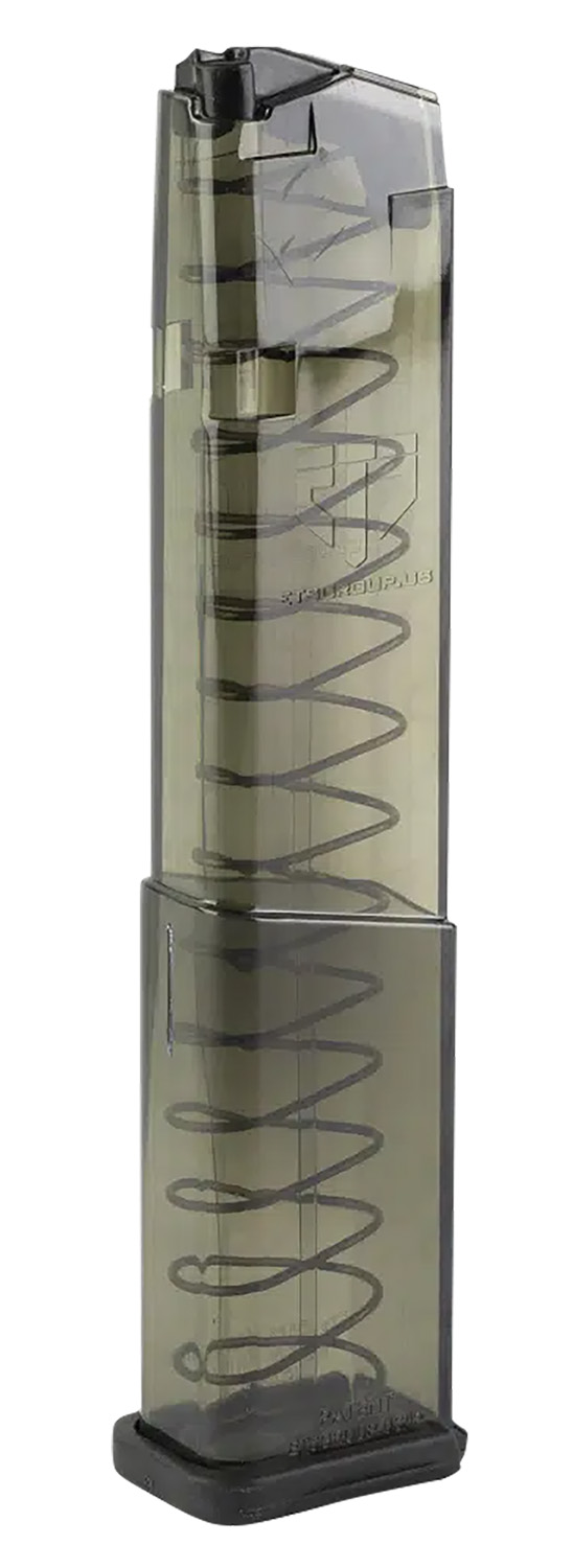 ETS Group SMKGLK43X19 Pistol Mags 19rd Extended 9mm Luger Compatible w/ Glock 43X/48 Smoke Polymer 3 ETS Group SMKGLK43X19 Pistol Mags  19rd Extended 9mm Luger Compatible w/ Glock 43X/48 Smoke Polymer