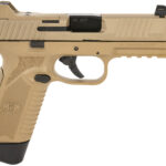 FN 66101384 545 Tactical 45 ACP 15+1/18+1, 4.71" Black Target Crown/Threaded Steel Barrel, Flat Dark Earth PVD Optic Cut/Serrated Steel Slide & Polymer Frame w/Picatinny Rail, Ambidextrous 2 151360