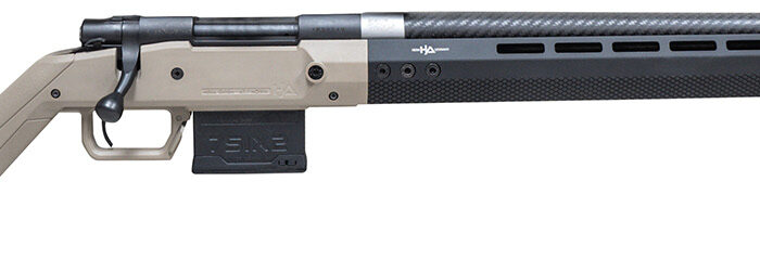 Howa HHERA308TAN M1500 Hera 308 Win 5+1 22" Threaded Barrel, Black Rec, Tan & Black Hera H7 Chassis Stock