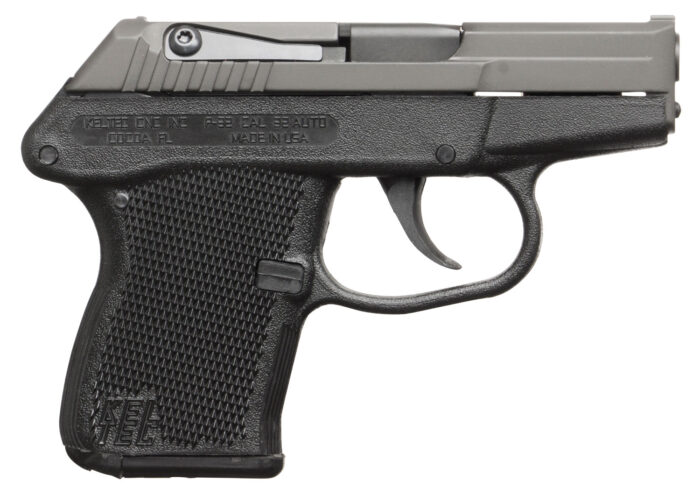 Kel-Tec P32BBLK P-32  32 ACP Caliber with 2.68" Barrel, 7+1 Capacity, Blued Finish Aluminum Frame, Serrated Blued Steel Slide & Black Polymer Grip