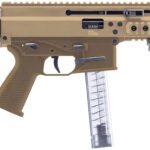 B&T Firearms BT36045CT APC9K Pro 9mm Luger 30+1 4.30" Black Threaded Barrel, M-LOK Handguard, Coyote Tan Aluminum Picatinny Rail Receiver, Coyote Tan Polymer Grips, Ambidextrous 1 153825