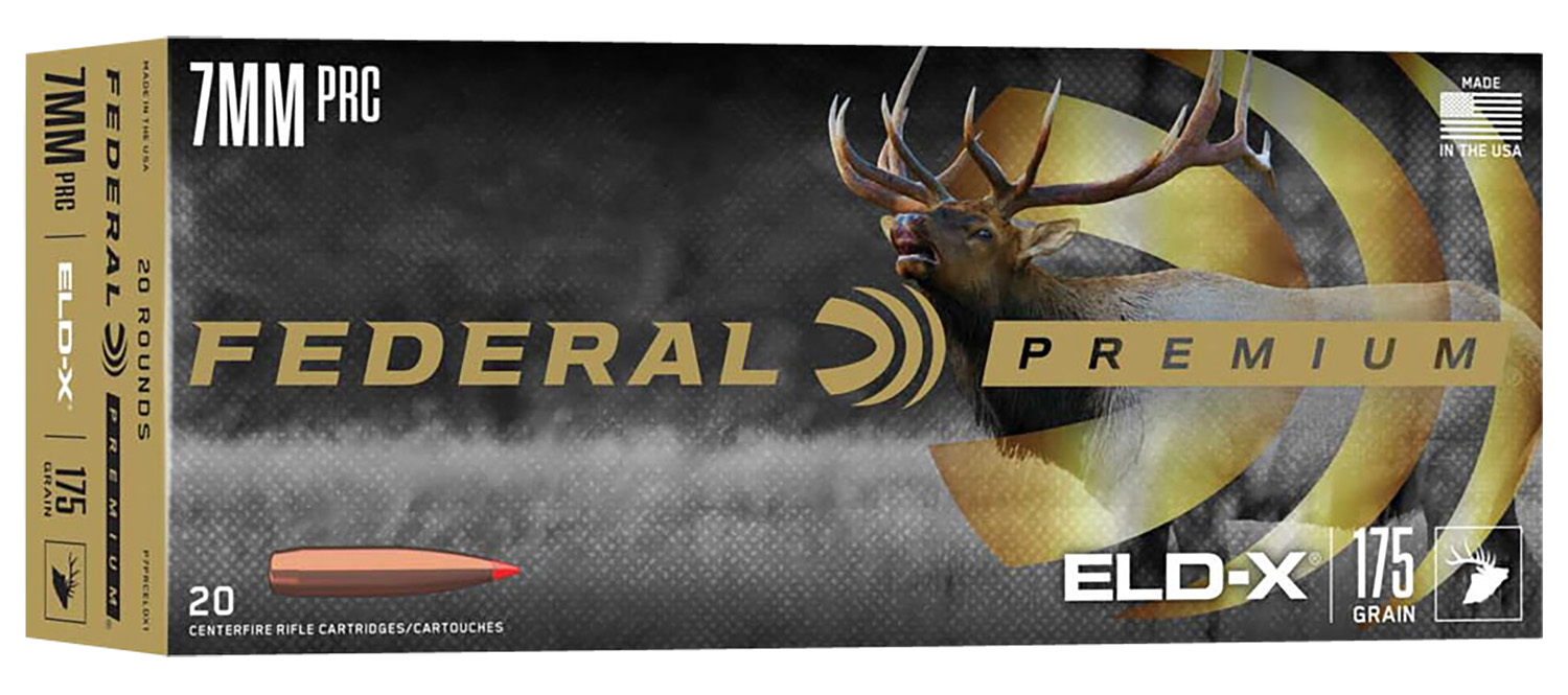 Federal P7PRCELDX1 Premium ELD-X 7mmPRC 175gr 20 Per Box/10 Case 3 Federal P7PRCELDX1 Premium ELD-X 7mmPRC 175gr 20 Per Box/10 Case