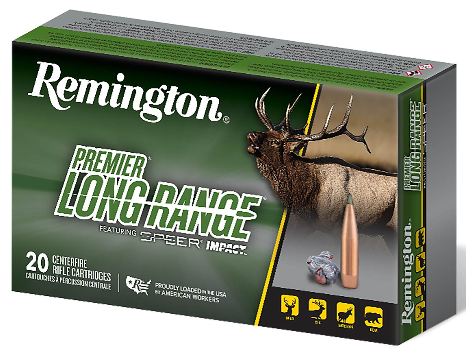 Remington Ammunition R28829 Premier Long Range 7mmPRC 175gr Speer Impact 20 Per Box/10 Case 3 Remington Ammunition R28829 Premier Long Range 7mmPRC 175gr Speer Impact 20 Per Box/10 Case