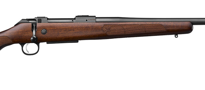 CZ-USA 07723 CZ 600 American ST3 300 Win Mag 3+1 24" Threaded, Black Barrel/Rec, Walnut Stock, Adj. Trigger