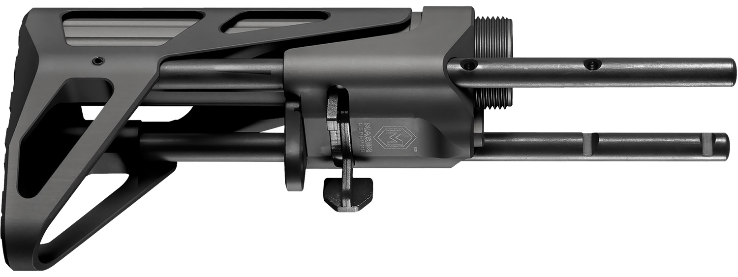Maxim Defense MXM47617 CQB Gen 7 with Standard Buffer & Tube, 4 Adj. Positions, Black Anodized Aluminum Fits, Fits Mil-Spec AR-15 3 Maxim Defense MXM47617 CQB Gen 7 with Standard Buffer & Tube, 4 Adj. Positions, Black Anodized Aluminum Fits, Fits Mil-Spec AR-15