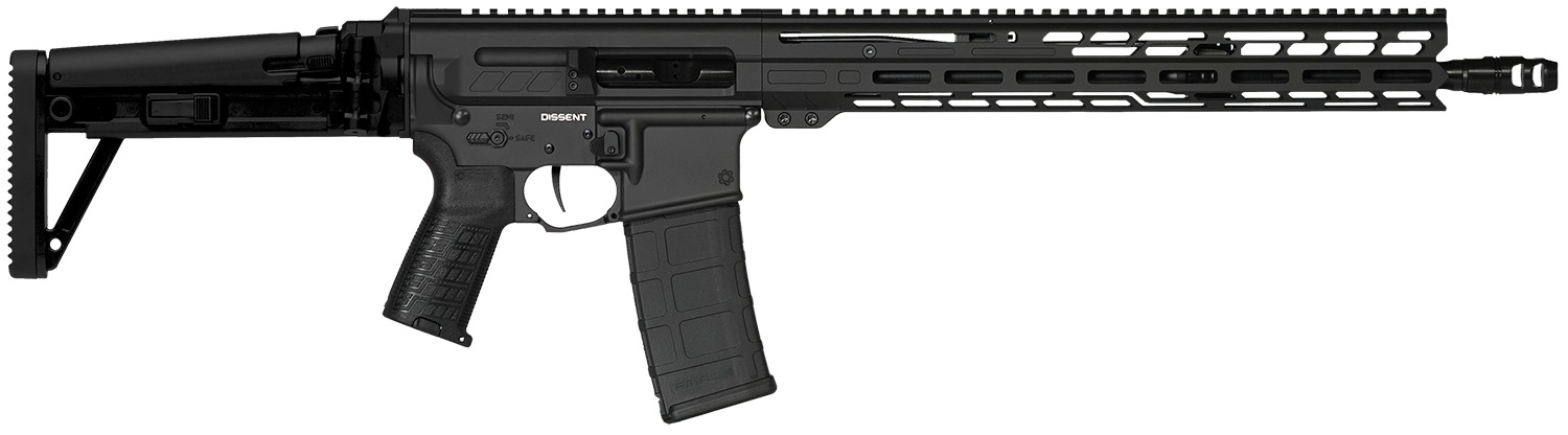 CMMG 55A1A0BAB Dissent MK47 5.56x45mm NATO 30+1 (2) 16.10", Black Armor, Side Charging Handle Rec, 15" M-Lok Handguard, Side Folding Stock, Zeroed Grip, Muzzle Brake, 60/90 Ambi Safety, Adj. Gas Block 3 CMMG 55A1A0BAB Dissent MK47 5.56x45mm NATO 30+1 (2) 16.10", Black Armor, Side Charging Handle Rec, 15" M-Lok Handguard, Side Folding Stock, Zeroed Grip, Muzzle Brake, 60/90 Ambi Safety, Adj. Gas Block